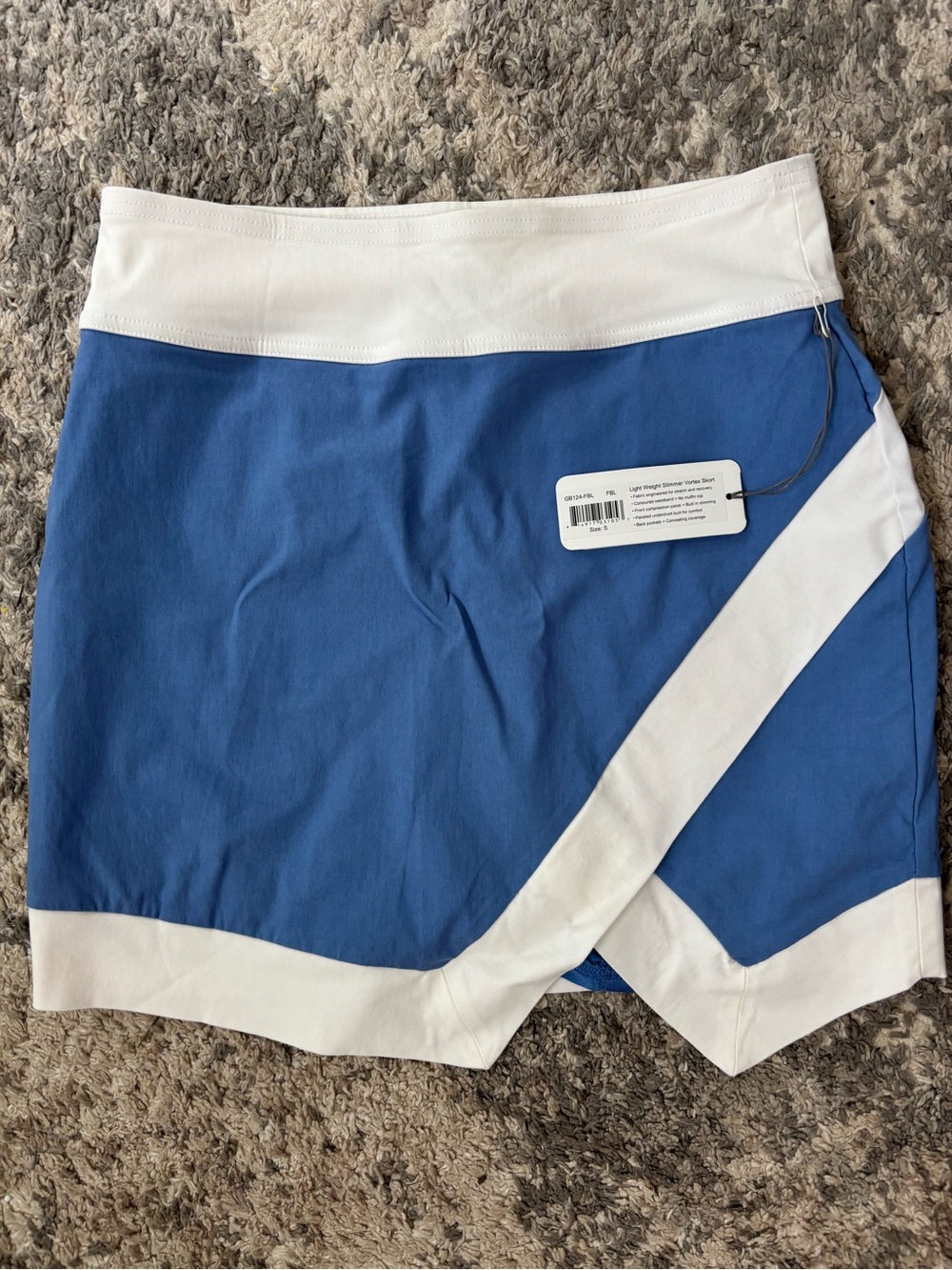 Jofit Blue and White Women’s Athletic Skort